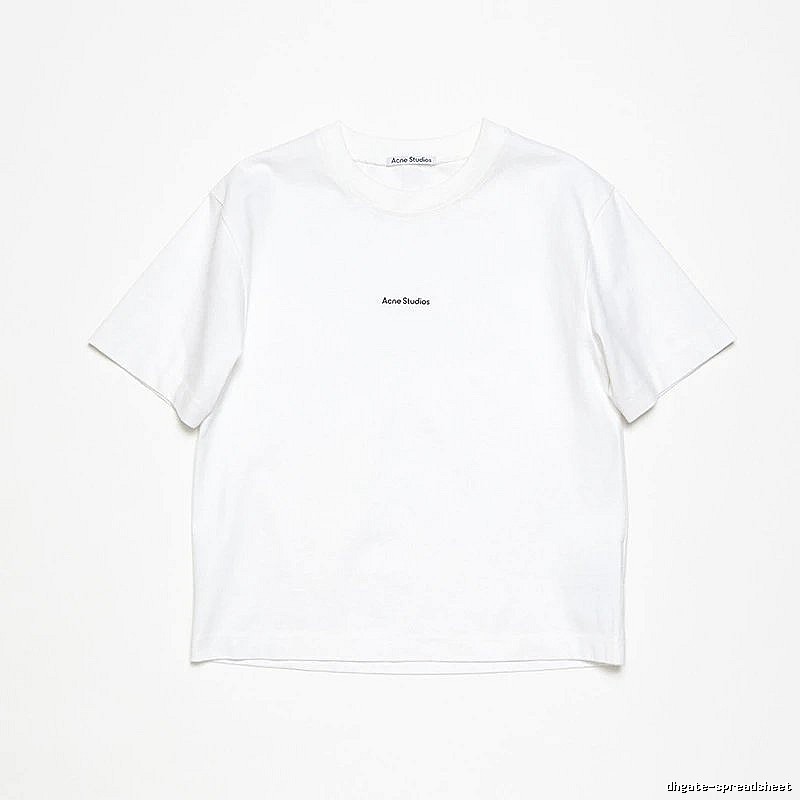 Acne Studios 2090-80 White Style Ac908042 Stockholm Logo T-Shirt Statement Graphic
