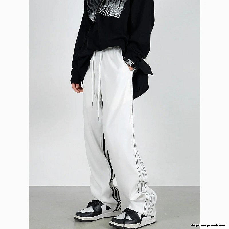 Adidas Casual Track pants Black Three Stripe for Streetwear Looks