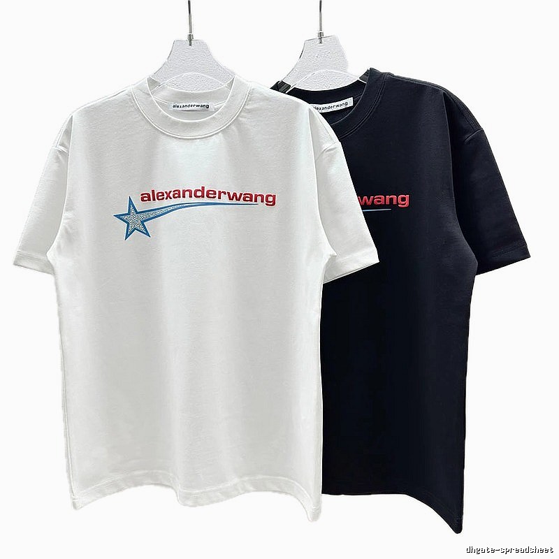 Alexander Wang Meteor Print Street Style White T-Shirt