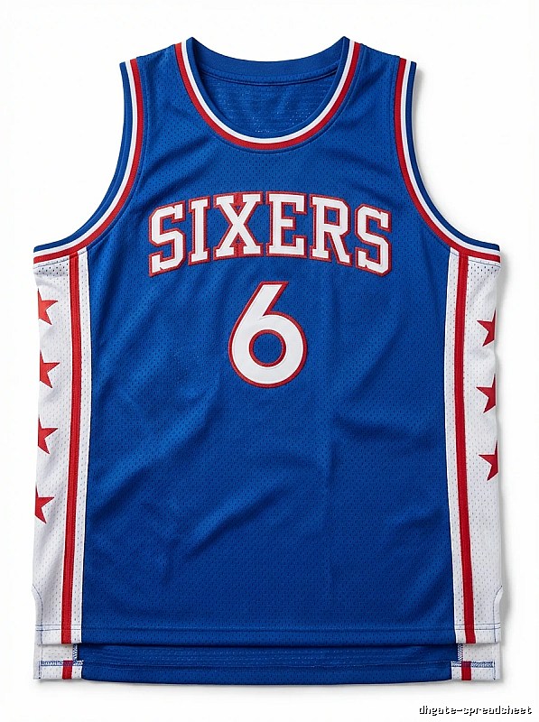 Allen Iverson's retro basketball jersey