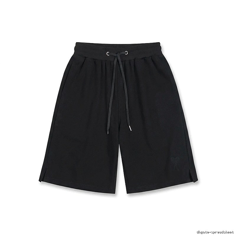 AMI casual style black shorts