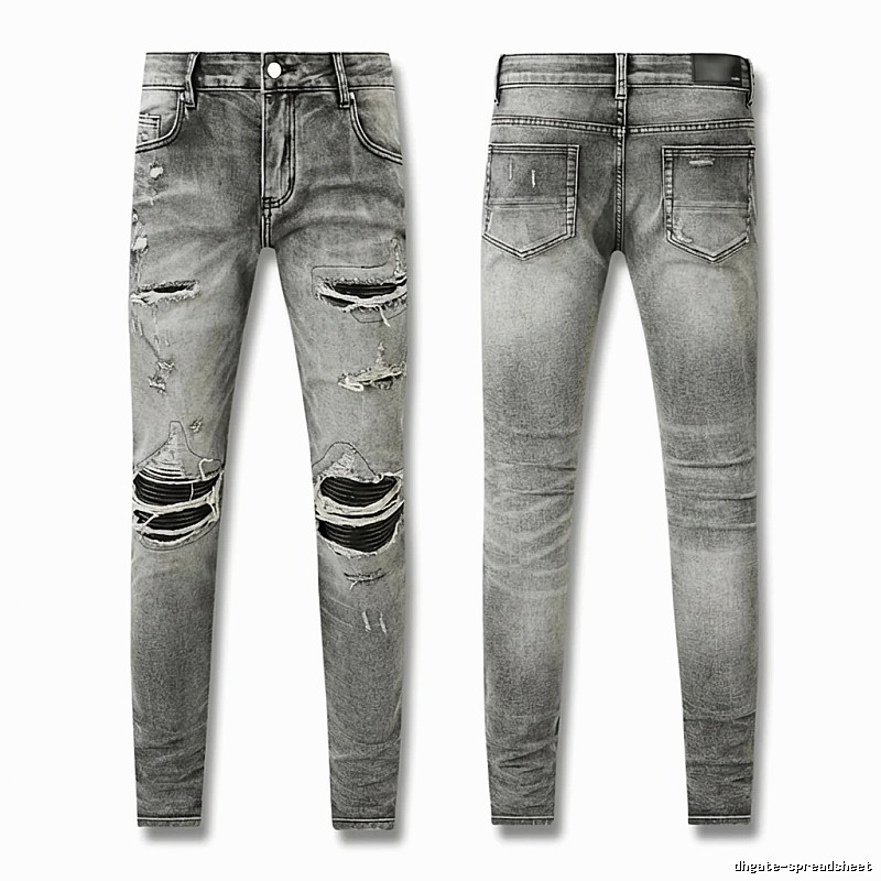 AMI Ripped Trendy Brand Jeans