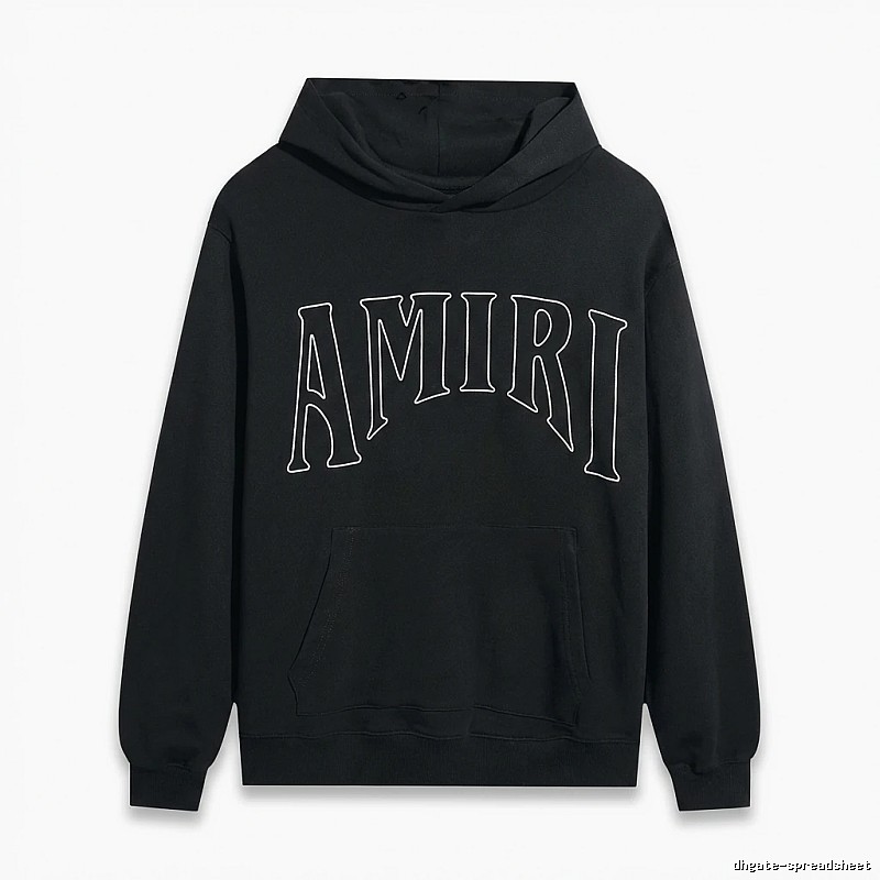 AMIRI Alphabet Style Black Sweatshirt
