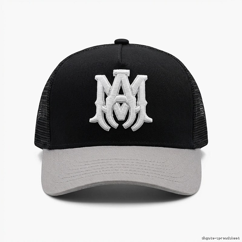 AMIRI Embroidered Trendy and Cool Black Hat