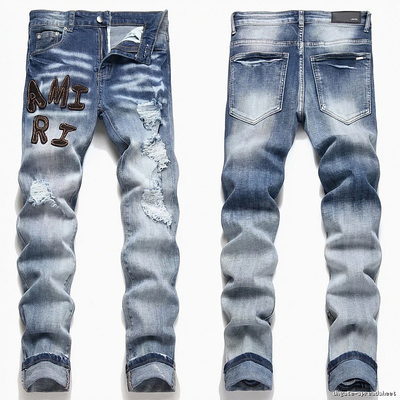 AMIRI Gradient Ripped Jeans