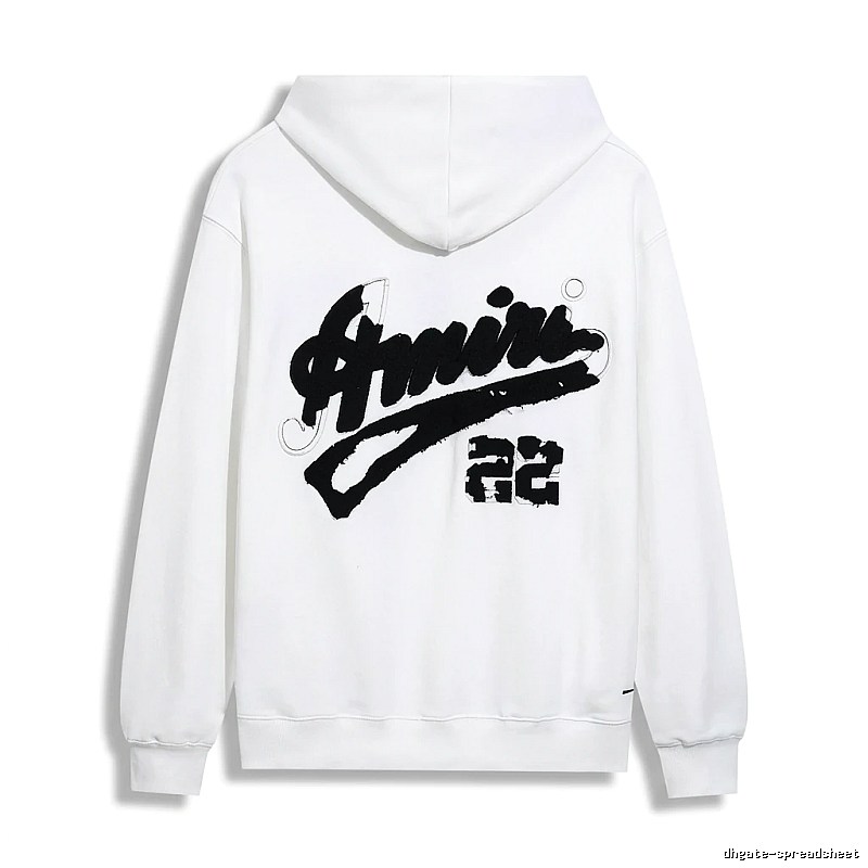 AMIRI Graffiti Style White Sweatshirt