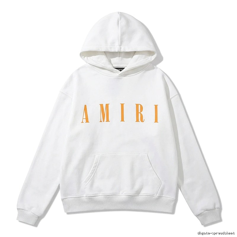 AMIRI letter trendy brand white sweatshirt