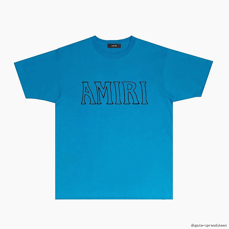 AMIRI minimalist blue T-shirt