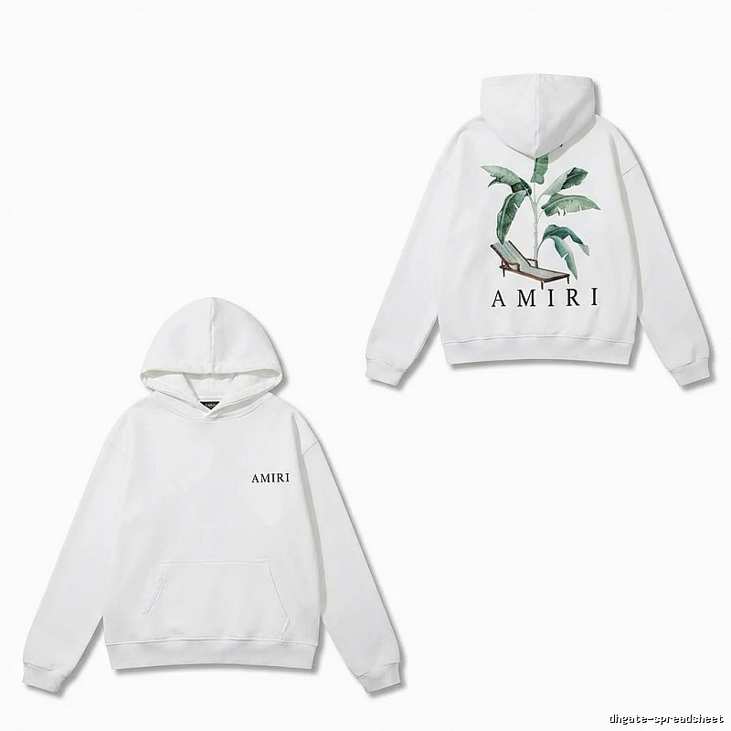 AMIRI Printed Casual White Hoodie