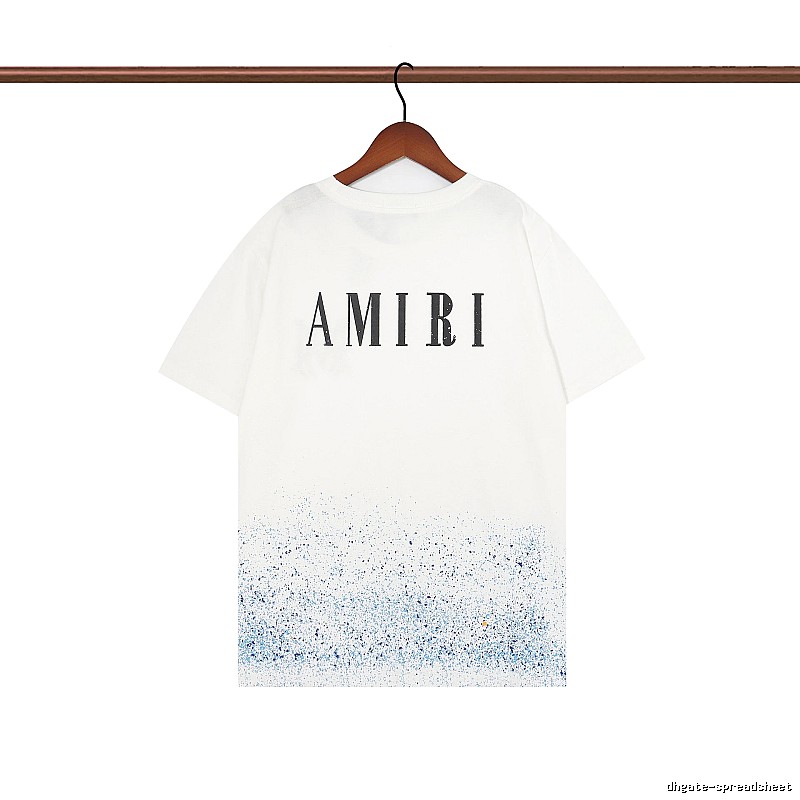 Amiri Relaxed Graphic T-shirt White Blue Amiri with Designer-Inspired Detail