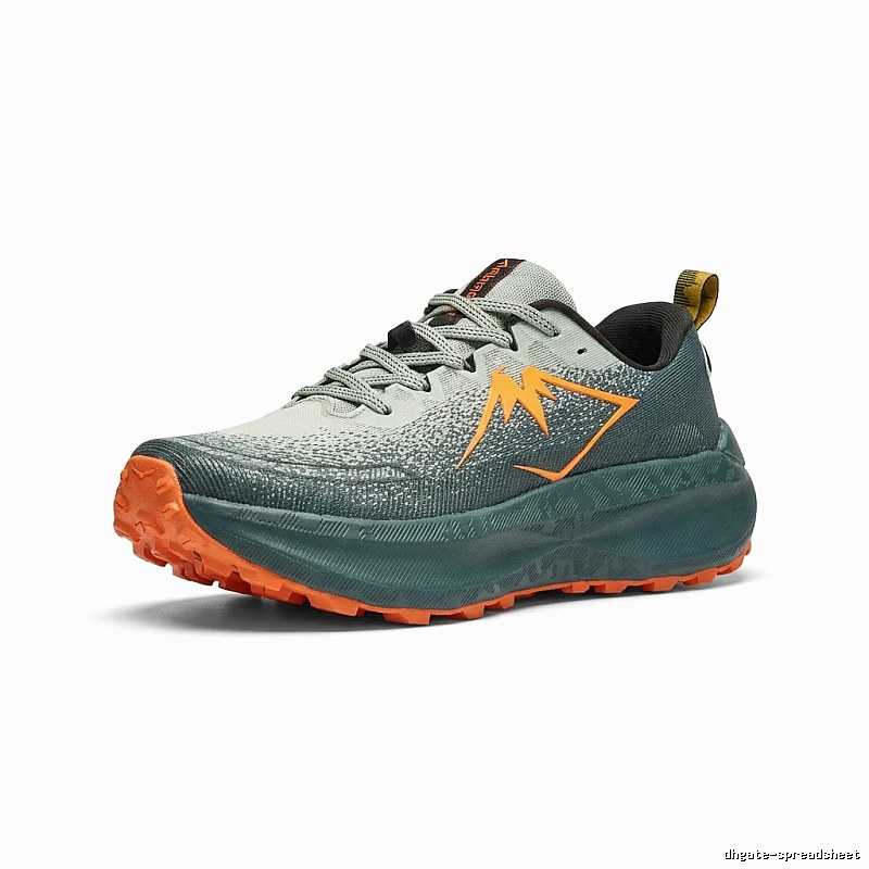 ASICS Off-Road Trendy Cool Grey-Orange Shoes