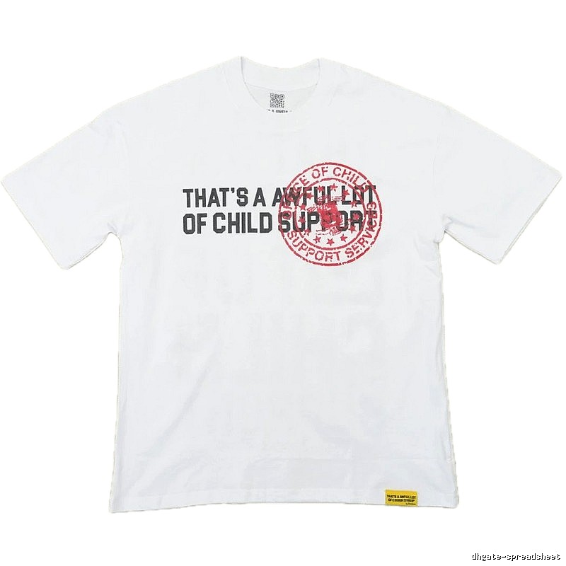 Awful Lot Stamped Street-Style White T-Shirt
