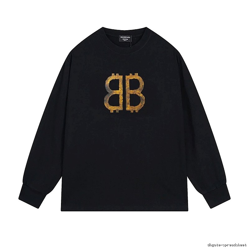 Balenciaga BB Print Black Sweatshirt
