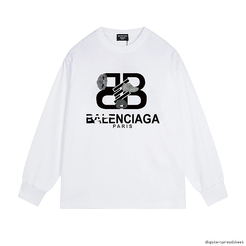 Balenciaga BB Series Simple White T-shirt