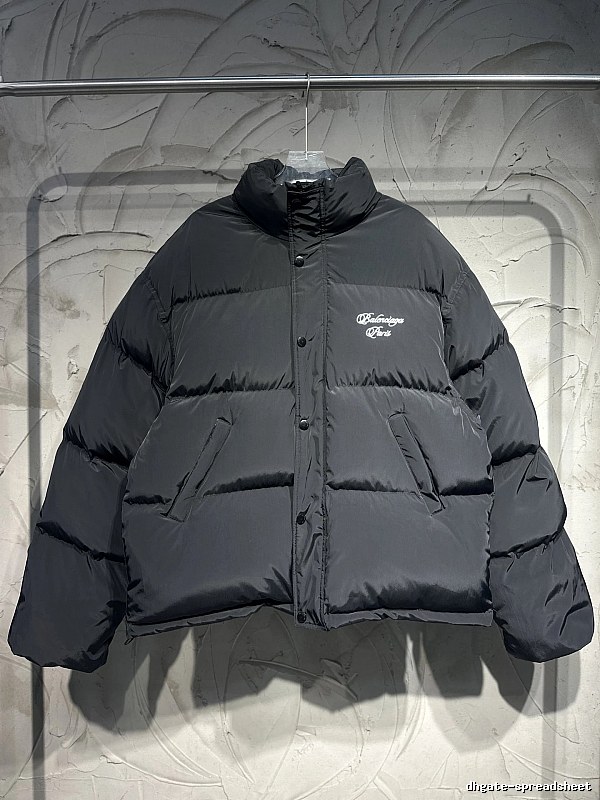Balenciaga black down jacket
