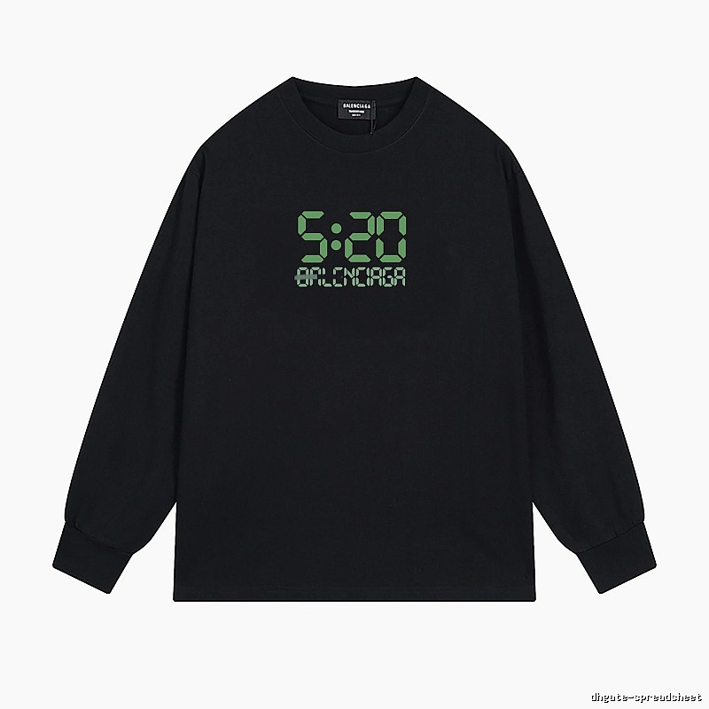 Balenciaga digital style black sweatshirt
