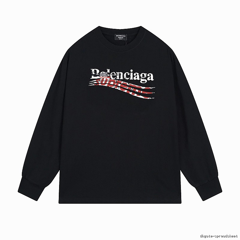 Balenciaga graffiti-style black T-shirt