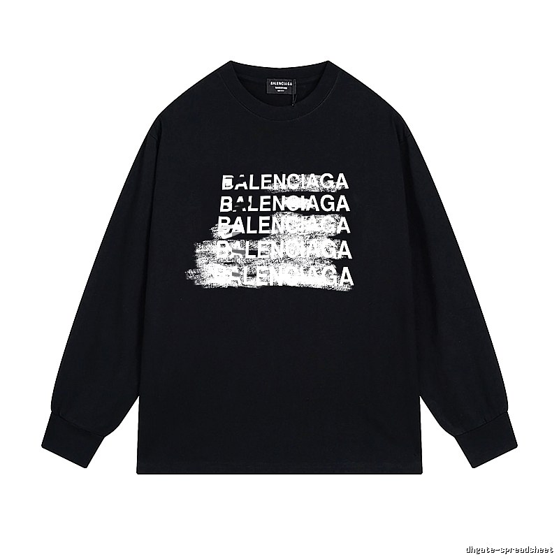 Balenciaga graffiti-style black T-shirt