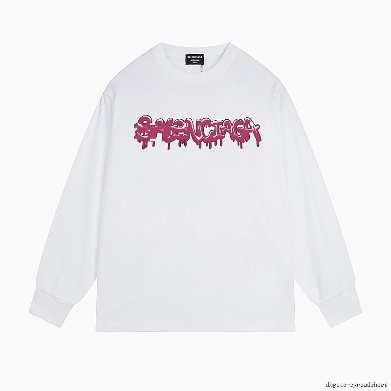Balenciaga graffiti-style white T-shirt