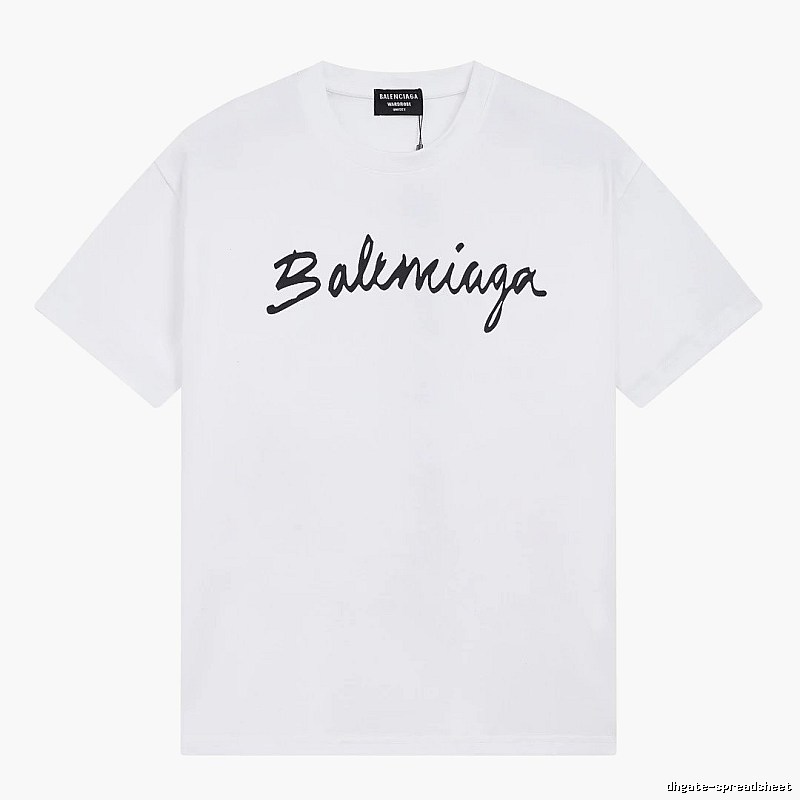 Balenciaga letter simple white T-shirt