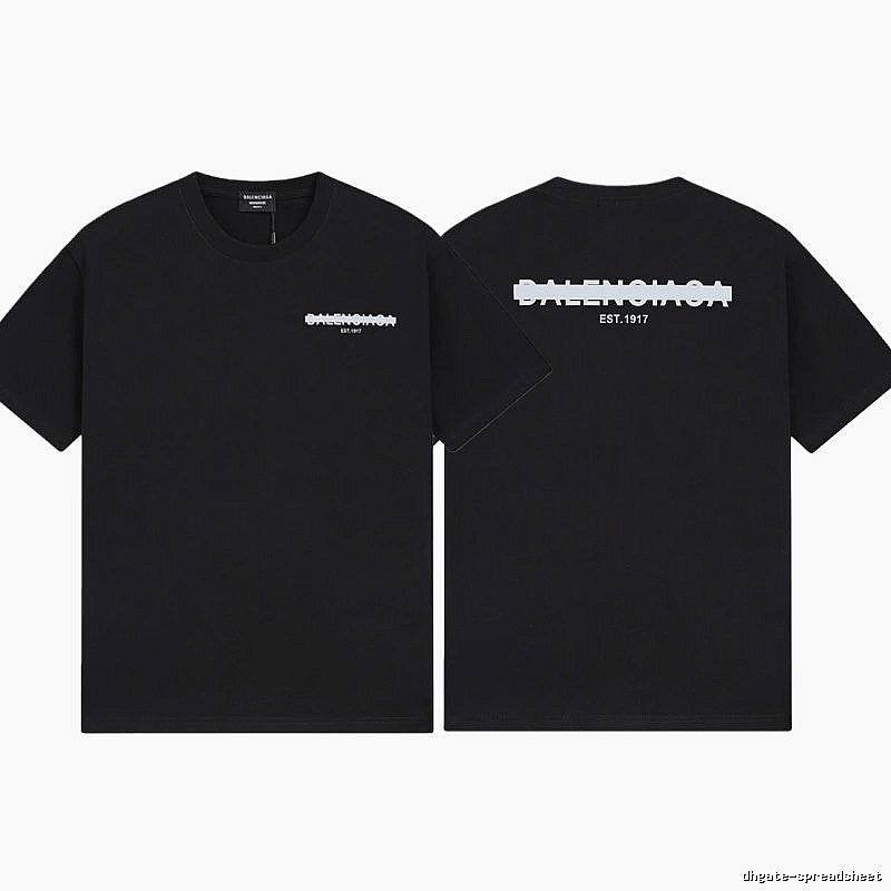 Balenciaga LOGO Printed Street Style Black T-shirt