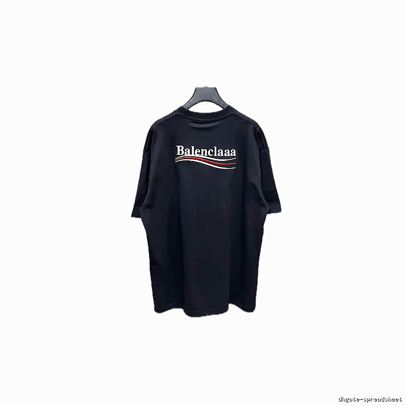 Balenciaga minimalist style black T-shirt