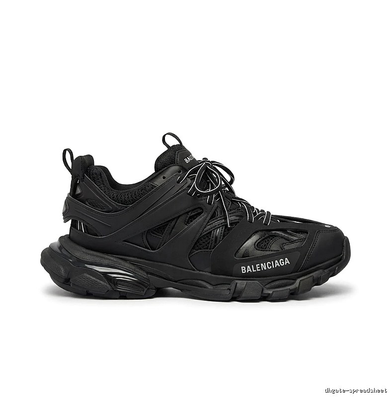 Balenciaga retro-style black shoes