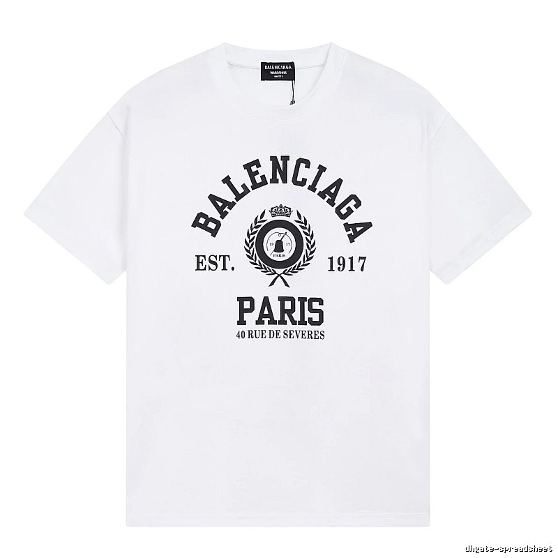 Balenciaga retro style white T-shirt