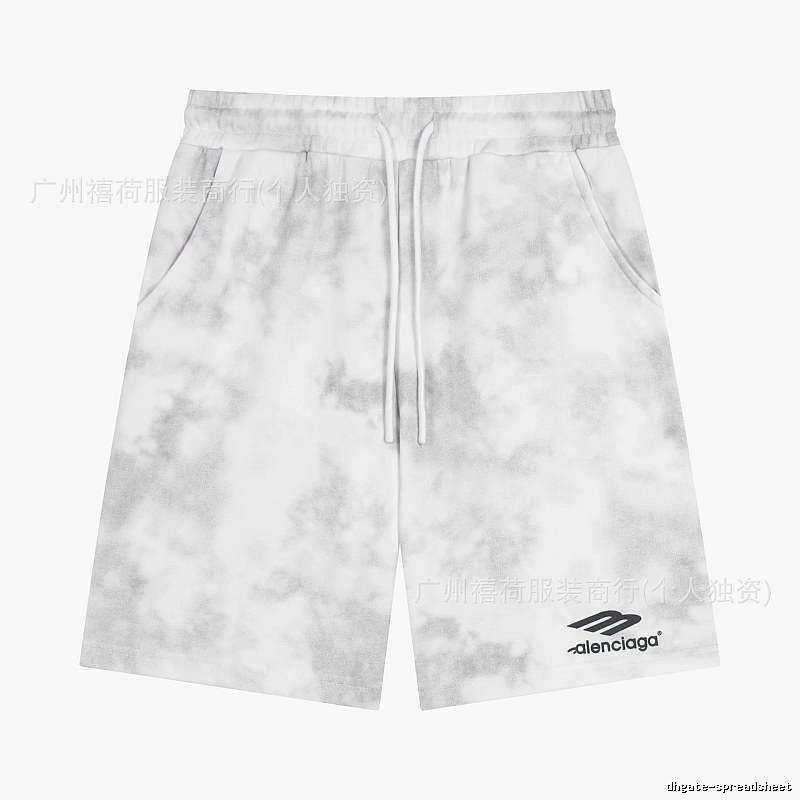Balenciaga tie-dye style shorts