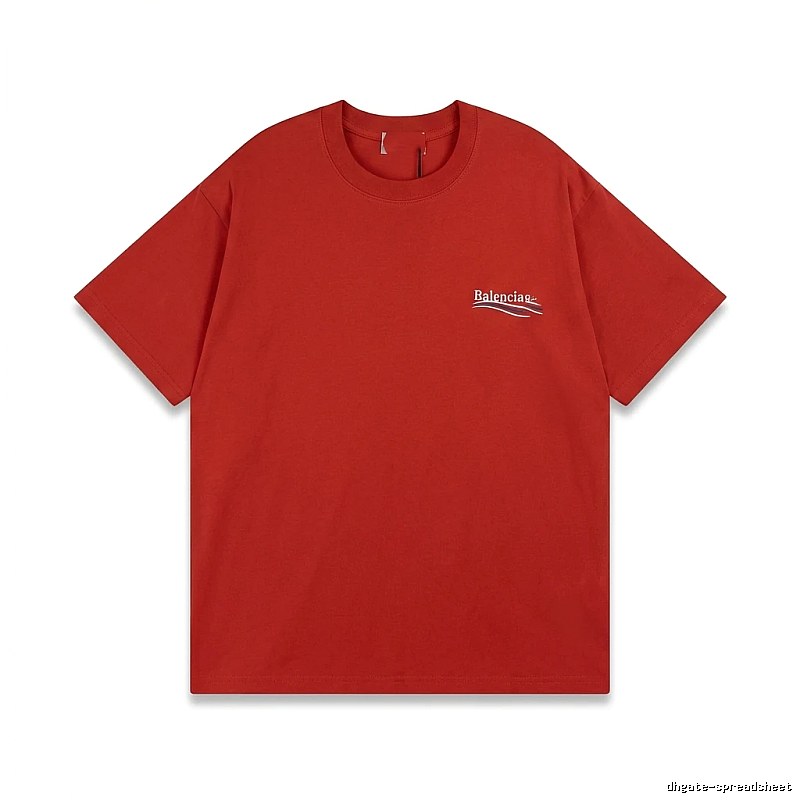 Balenciaga's simple-style red T-shirt