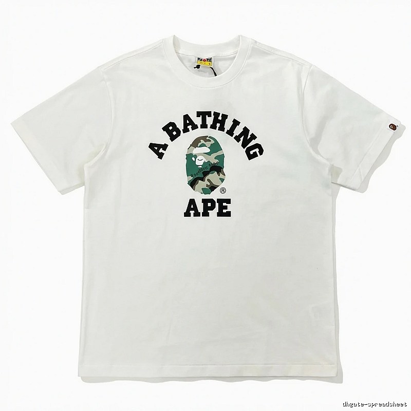 Bape Ape Camo Style White T-shirt