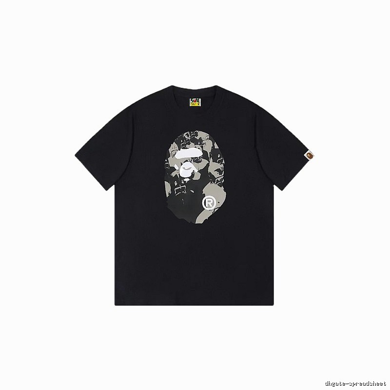 Bape Ape Head Camouflage Style Short-Sleeve Shirt