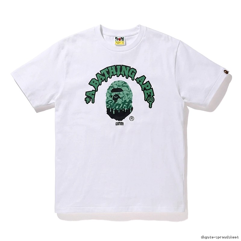 Bape Ape Head Cool White T-shirt in Streetwear Style