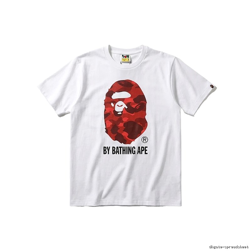 Bape ape head print white T-shirt