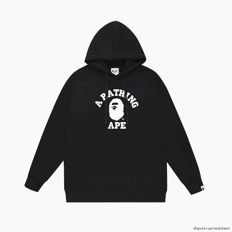 Bape Ape Head Simple Black Sweatshirt