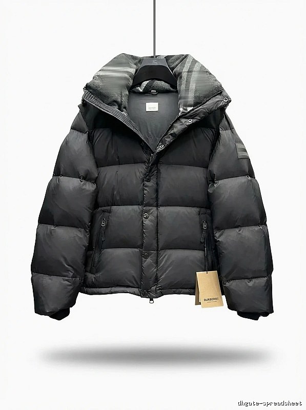 Black fashionable down jacket of Balenciaga
