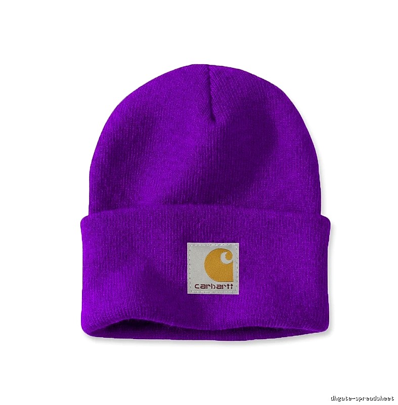 Carhartt basic purple beanie