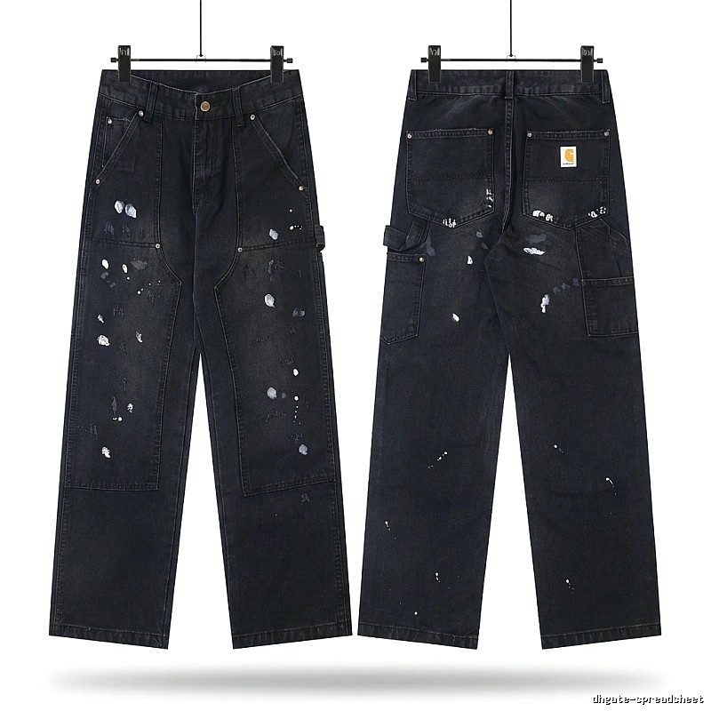 Carhartt workwear style black jeans