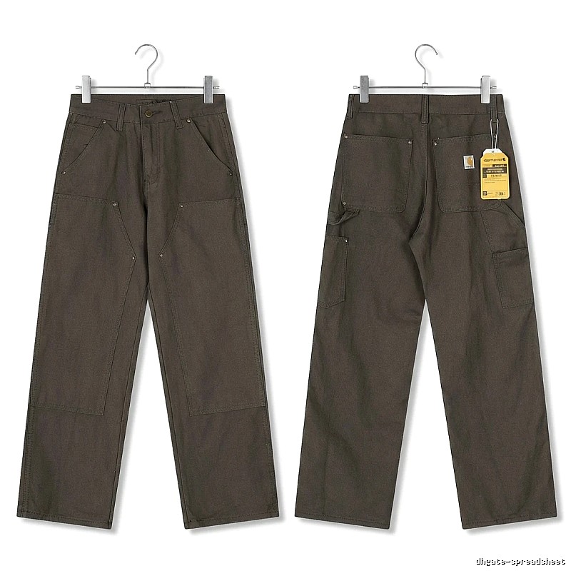Carhartt workwear style dark gray long trousers