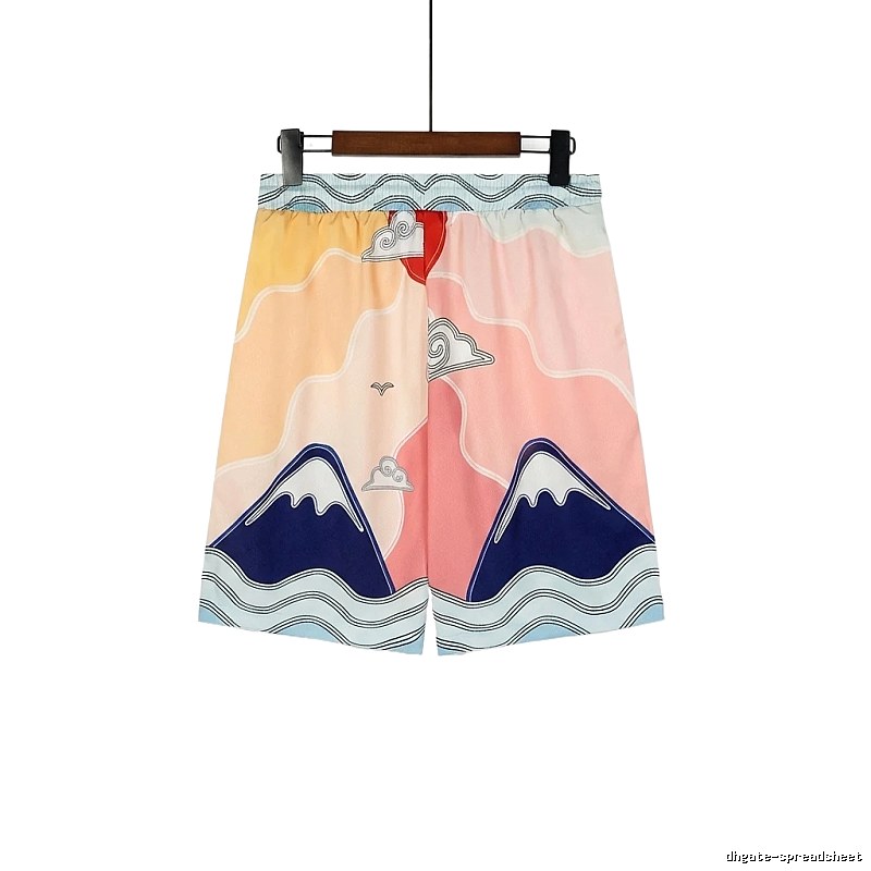 Casablanca Japanese-style and wind colorful shorts