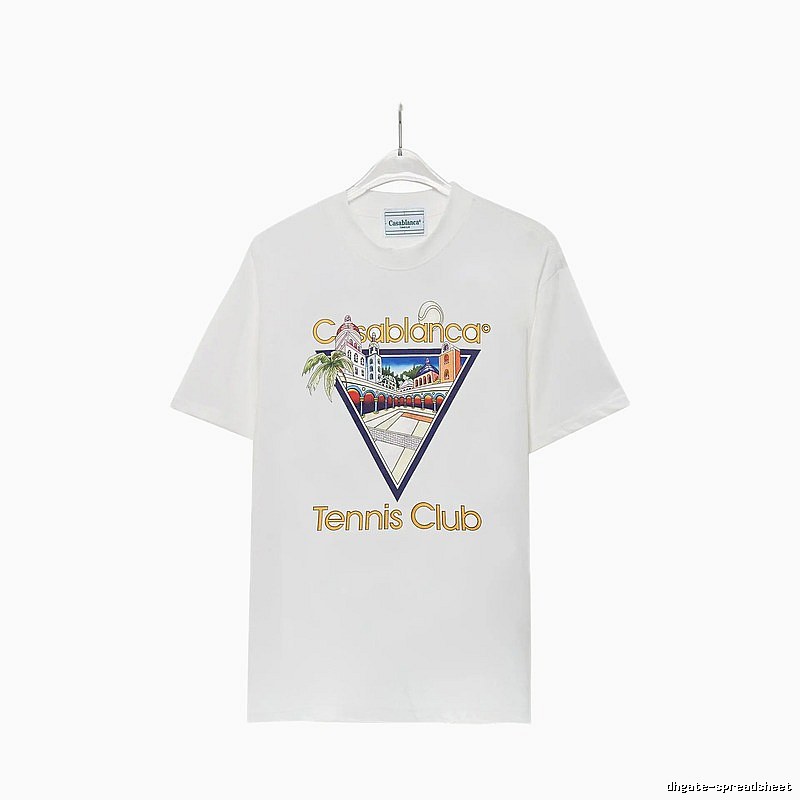 Casablanca retro style white T-shirt