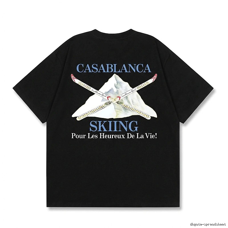 Casablanca Ski Style Black T-shirt
