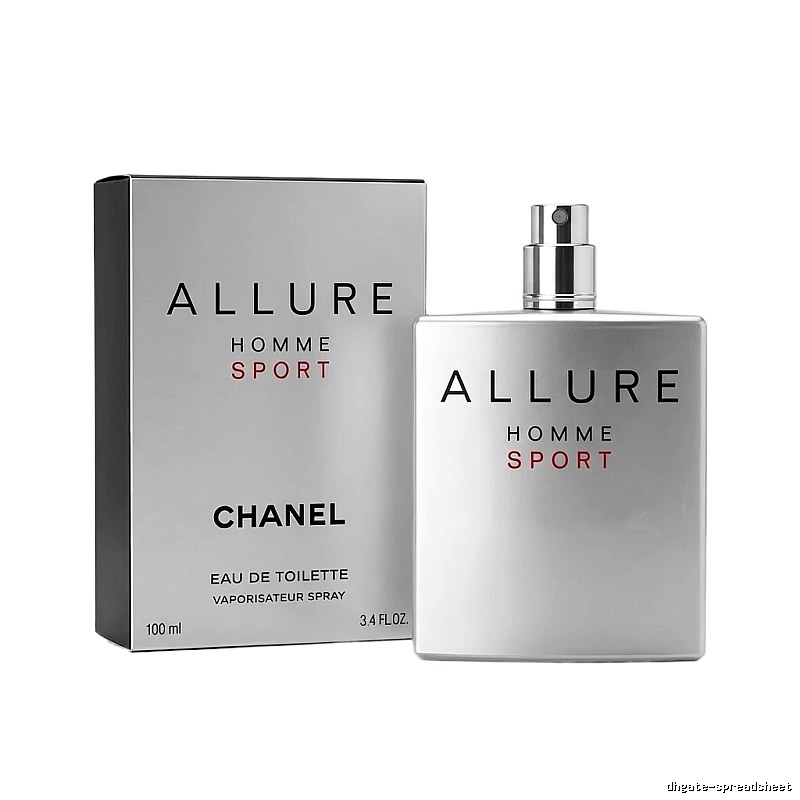 Chanel ALLURE series silver men's perfume