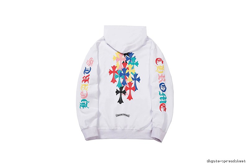 Chrome Hearts 2088-39 White Cross Graphic Hoodie City Outfit