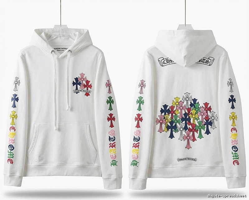 Chrome Hearts Colorful Cross Hoodie