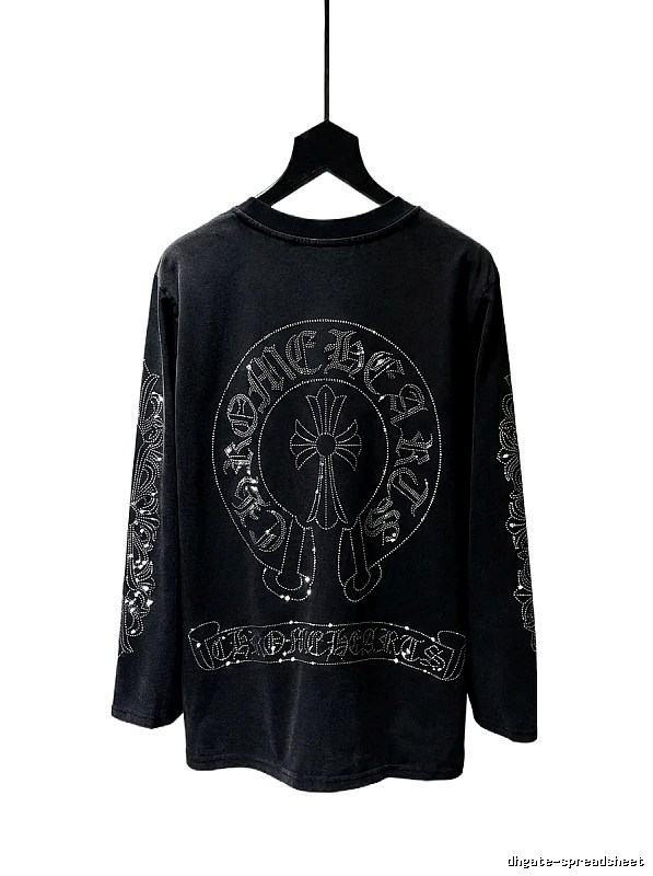 Chrome Hearts Cross Dark Style Black T-shirt