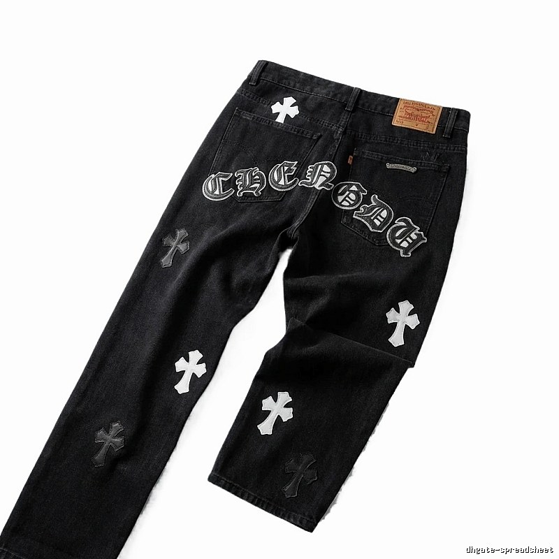Chrome Hearts Cross Dark Style Jeans