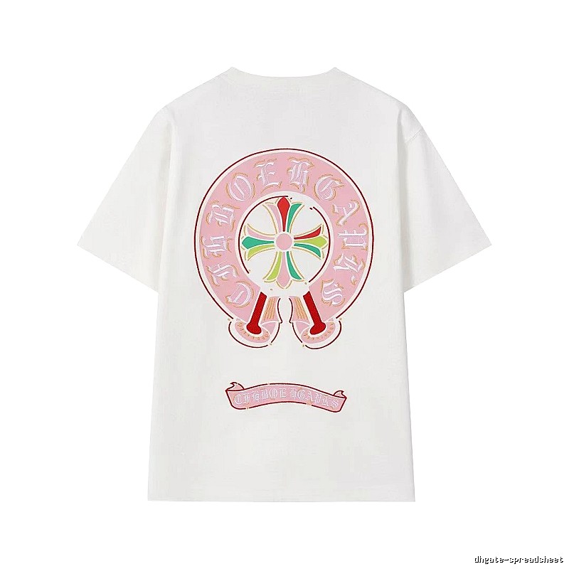 Chrome Hearts Cross Print Street Style Off-white T-Shirt