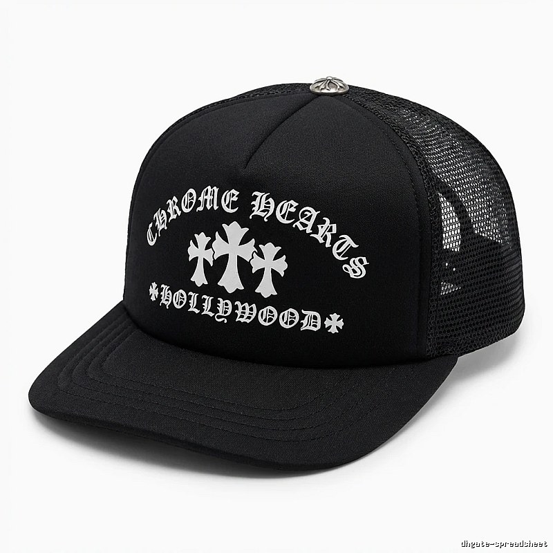 Chrome Hearts Cross Trendy brand Black Hat