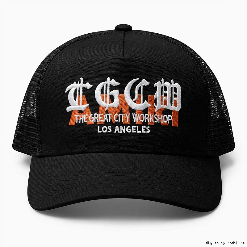 Chrome Hearts retro-style black hat